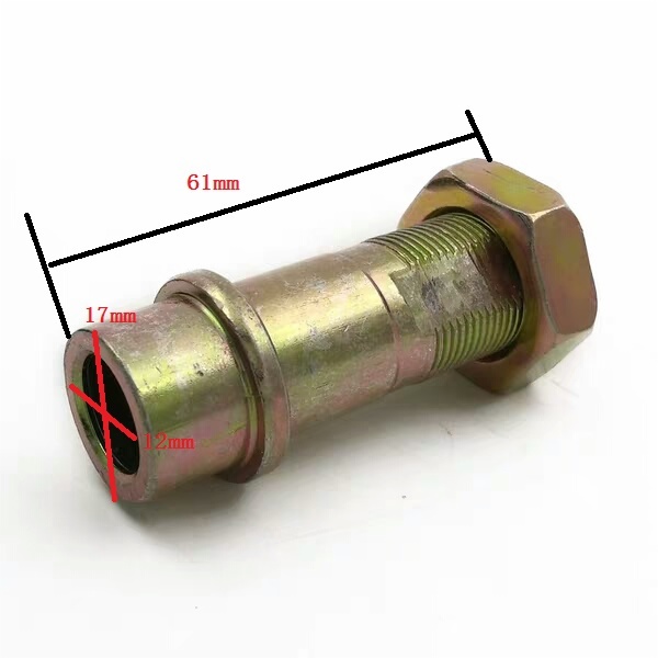 rear axle sleeve cored screw